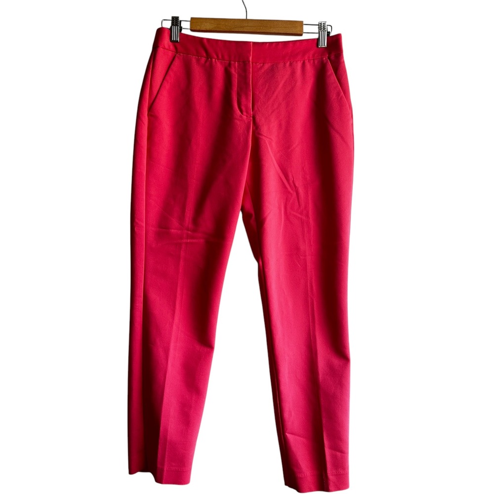Express Columnist Salmon Cropped Pants Ankle Career Casual Size 6 NWOT